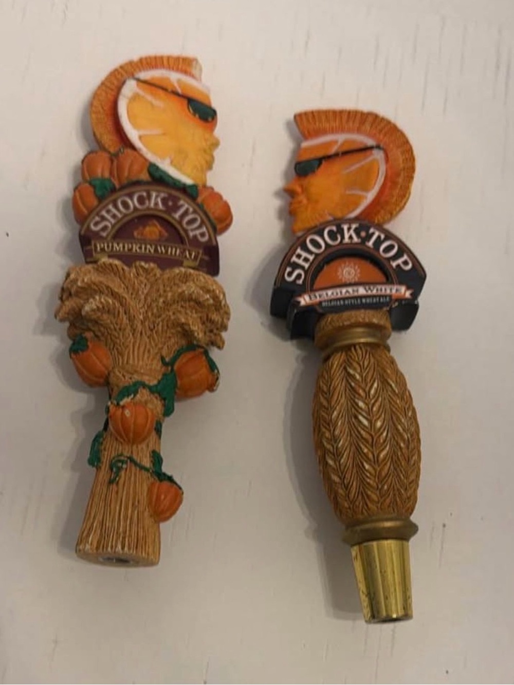 Pumpkin Wheat Decorative Tap Handle - Orange